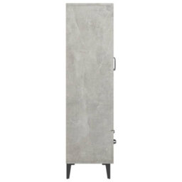 Berkfield Highboard Concrete Grey 70X31X115 Cm Engineered Wood - thumbnail 7