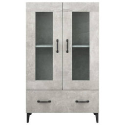 Berkfield Highboard Concrete Grey 70X31X115 Cm Engineered Wood - thumbnail 5