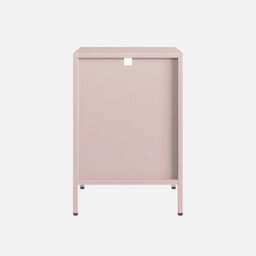 Sweeek - Bedside Table Industrial-Style Steel Soho Pink 35X35X52 Cm - thumbnail 4