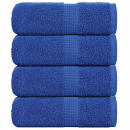 Berkfield Wash Towels 4 Pcs Frogn Blue 30X30 Cm 100% Cotton