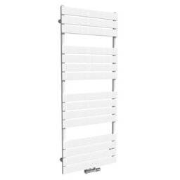 Nes Home 1600 X 600 mm Central Connection Towel Radiator White Single Flat Tube - thumbnail 3