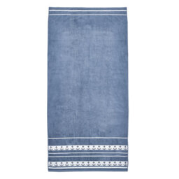 Catherine Lansfield Anchors Absorbent Beach Towel Blue 90X180Cm - thumbnail 4