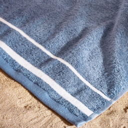 Catherine Lansfield Anchors Absorbent Beach Towel Blue 90X180Cm - thumbnail 3