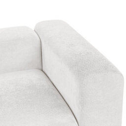 Beliani Modular Sofa 2 Seater Falsterbo Corduroy Off-White - thumbnail 8