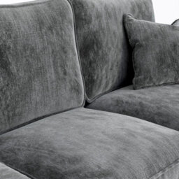 Arthur Charcoal Grey Armchair For Living Room - Fully Assembled By Roseland Furniture - thumbnail 4