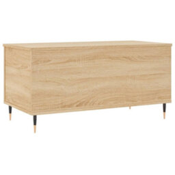 Berkfield Modern Coffee Table Sonoma Oak 90X44.5X45 Cm Engineered Wood - thumbnail 5