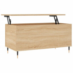 Berkfield Modern Coffee Table Sonoma Oak 90X44.5X45 Cm Engineered Wood - thumbnail 1