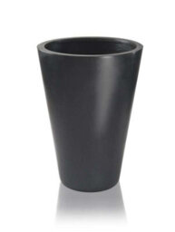Primrose Polystone Calgary Black Tall Indoor Outdoor Garden Planter 69Cm - thumbnail 1