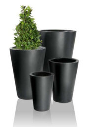 Primrose Polystone Calgary Black Tall Indoor Outdoor Garden Planter 69Cm - thumbnail 5