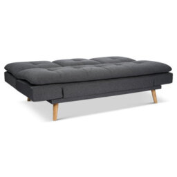 Bravich Soho Click Clack 4-In-1 Convertible 3 Seater Sofa Bed - Dark Grey - thumbnail 5