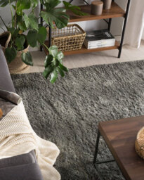 Beliani Shaggygy Rug Evren Dark Grey 160 X 230 Cm - thumbnail 2