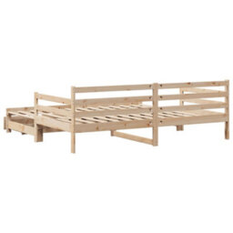Berkfield Daybed With Trundle And Drawers Without Mattress 90X200 Cm - thumbnail 8