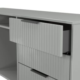 Ancona Ready Assembled Matt Dusk Grey 6 Drawer Sideboard (H)683mm (W)1537mm (D)397mm - thumbnail 6