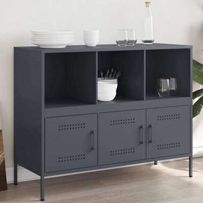 Vidaxl Sideboard Anthracite 100.5X39X79 Cm Steel - image 1