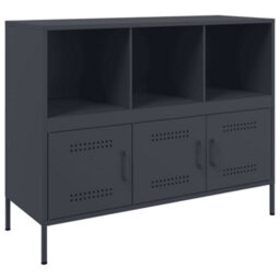 Vidaxl Sideboard Anthracite 100.5X39X79 Cm Steel - thumbnail 2