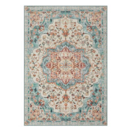Songmics Home Area Rug,non-Slip Carpet, Traditional Vintage Style,for Living Room, Kitchen, Dining Room, Machine Washable