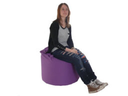 Bean Lazy Cotton Twill Purple Bean Bag Large Size - thumbnail 2