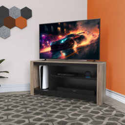 "Avf Calibre Alto 1.2M Tv Stand With Vertical Storage, For Tvs Up To 60"" - Rustic Sawn Oak" - thumbnail 9