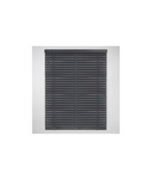 50mm Slat Slate Grey Real Wood Venetian Blind With Tapes 120Cm Drop 120Cm Wide - thumbnail 2