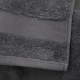 Catherine Lansfield Anti-Bacterial Cotton 70X120Cm Bath Towel Charcoal Grey - thumbnail 2