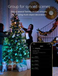 Twinkly Strings App-Controlled Led Christmas Lights With 250 Rgb (16 Million Colours) 20M Black Wire Indoor/outdoor Smart Lights - thumbnail 5