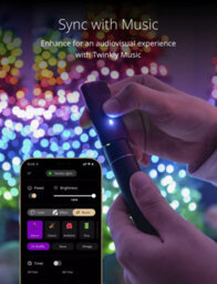 Twinkly Strings App-Controlled Led Christmas Lights With 250 Rgb (16 Million Colours) 20M Black Wire Indoor/outdoor Smart Lights - thumbnail 6