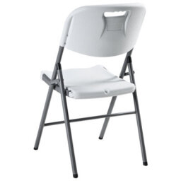 Beliani Set Of 2 Garden Chairs Cugnoli Folding White - thumbnail 6