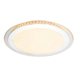 Luminosa Lighting Luminosa Nicole Ii Integrated Led Semi Flush Ceiling Light Chrome Led Dimmable 3000-6000K Remote Control - thumbnail 9