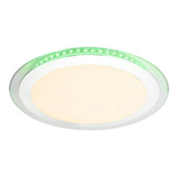 Luminosa Lighting Luminosa Nicole Ii Integrated Led Semi Flush Ceiling Light Chrome Led Dimmable 3000-6000K Remote Control - thumbnail 8