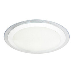 Luminosa Lighting Luminosa Nicole Ii Integrated Led Semi Flush Ceiling Light Chrome Led Dimmable 3000-6000K Remote Control - thumbnail 4