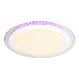 Luminosa Lighting Luminosa Nicole Ii Integrated Led Semi Flush Ceiling Light Chrome Led Dimmable 3000-6000K Remote Control - thumbnail 7