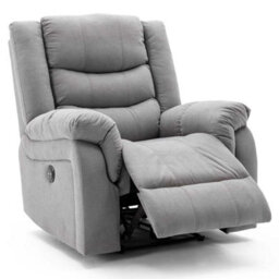 More4Homes Seattle Electric Recliner Fabric 1+2 Seater Sofa Set (Grey) - thumbnail 4