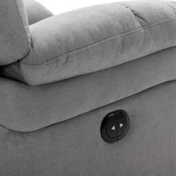 More4Homes Seattle Electric Recliner Fabric 1+2 Seater Sofa Set (Grey) - thumbnail 6
