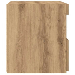 Berkfield Classic Bedside Cabinets With Led Lights 2 Pcs Artisan Oak 50X40X45 Cm - thumbnail 9