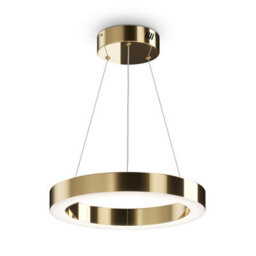 Luminosa Lighting Luminosa Maytoni Saturno Modern Integrated Led Pendant Ceiling Light Brass, 2500Lm, 4000K - thumbnail 4