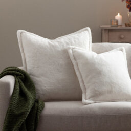 Furn. Kallu Faux Fur Feather Rich Cushion - thumbnail 6