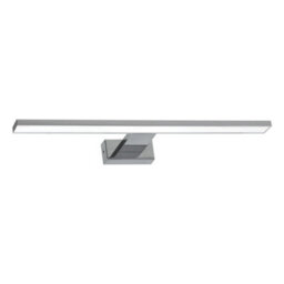 Milagro Shine Chrome Led 7W Wall Lamp Stylish Polished Chrome Light With Ip44 Rating Perfect For Mounting Above A Bathroom Mirror - thumbnail 5