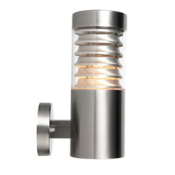 Luminosa Lighting Luminosa Equinox 1 Light Outdoor Coastal Wall Light, Marine Grade Brushed Stainless Steel Ip44, E27 - thumbnail 3