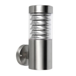 Luminosa Lighting Luminosa Equinox 1 Light Outdoor Coastal Wall Light, Marine Grade Brushed Stainless Steel Ip44, E27 - thumbnail 2