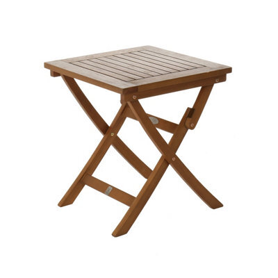 Charles Bentley Wooden Square Foldable Table Fsc Certified - image 1