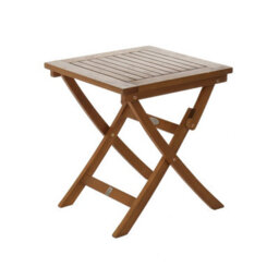 Charles Bentley Wooden Square Foldable Table Fsc Certified - thumbnail 2