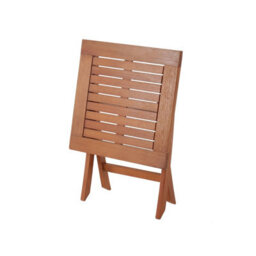 Charles Bentley Wooden Square Foldable Table Fsc Certified - thumbnail 4