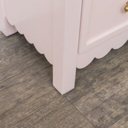 Melody Maison Large Scalloped 3 Drawer Chest Of Drawers - Staunton Pink Range - thumbnail 7