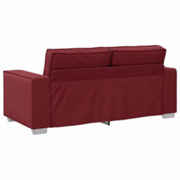 Vidaxl Sofa Chair Wine Red 180 X 78 X 84 Cm Artificial Leather - thumbnail 6