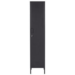 Beliani Storage Unit Frome Metal Black - thumbnail 5