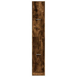 Walplus Apothecary Cabinet Smoked Oak 30X41X174.5 Cm Engineered Wood - thumbnail 5
