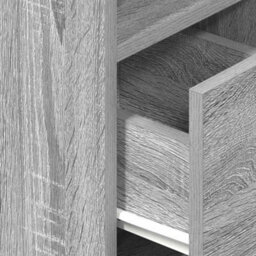 Berkfield Bedside Cabinet With Drawer Grey Sonoma 25X31X66 Cm - thumbnail 8