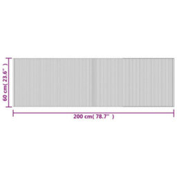 Walplus Rug Rectangular Brown 60X200 Cm Bamboo - thumbnail 8