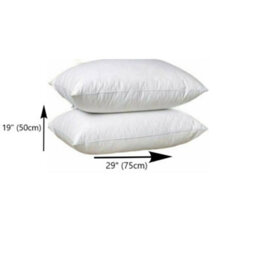 ARLinens Pack Of 2 Hollowfibre Bounce Back Pillows Anti-Allergy Hotel Quality Soft & Plump Bedding Pillows - thumbnail 2