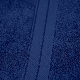 Ohs Luxury 100% Cotton Bathroom Hand Towel, 50 X 80Cm - Navy - thumbnail 5